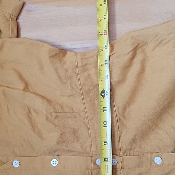 Gap linen cotton mustard dress size 10 - Picture 5 of 8